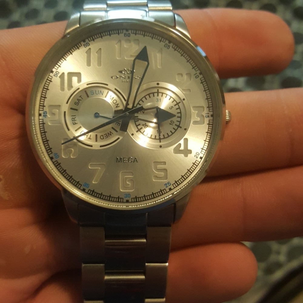 Oniss Paris Meca Stainless Steel Watch
